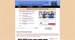 Desktop Screenshot of myphotoshopsite.com